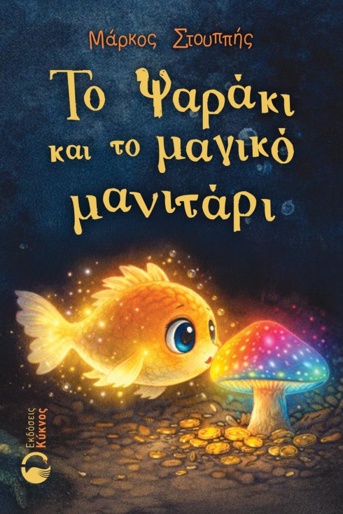 παιδικό βιβλίο, το ψαράκι και το μαγικό μανιτάρι, εκδόσεις Κύκνος
